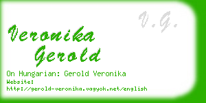 veronika gerold business card